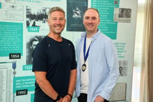 July 2026 event - Guest Speaker Charlie Wardle - The Mountain Coach, with NCBC President Joe Burns of Reformed IT.