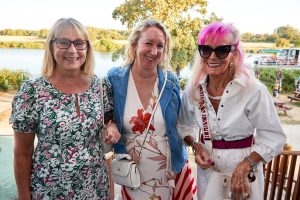 3 loveley ladies from left: Julie Hallett of NG1 Group - Nottm Workspace Rental, Kirsty Potts of Kapital Property (Consulting) and Angela Clare Parmar of Fairstone Financial Management