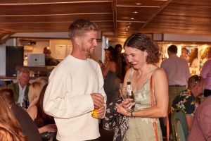 Antony Rhodes of Arc Communications and Olivia Swift of Lotus Maternity