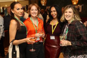 The ladies from left are Sianna Edwards of The Merry Men, Ruby Jones of The Idiopath Ltd, Katheryn Davis of Noshi Restaurants and Charlotte Carter of KIN Lifetime Planning