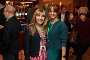 Kimberley Davies-Phippen (left) of The Marketing Hothouse and guest speaker Laurey Buckland