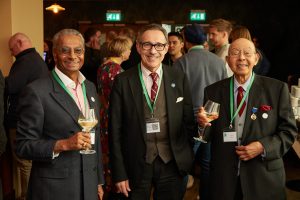 A smart suited turn-out from left: Nat Parmar of Fairstone Financial Management, Nicholas Max of NG1 Group - Nottm Workspace Rental and Bill Sen of BDS (Nottm)